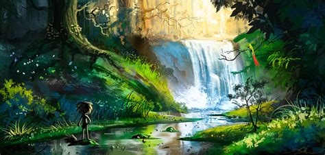 Jungle Environment Paintings for Concept Art Inspiration