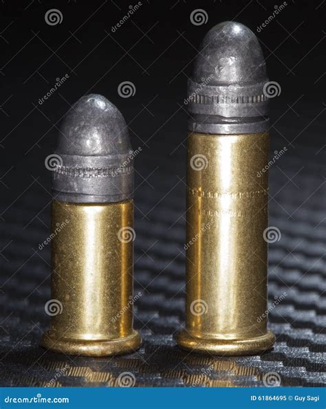 Rimfire cartridges stock image. Image of cartridge, metal - 61864695