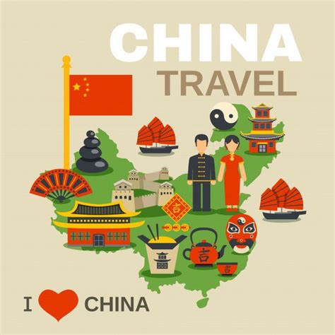 Chinese culture traditions travel agency poster | Premium Vector # ...