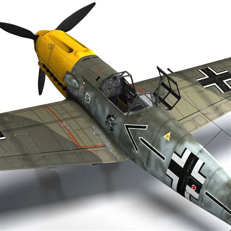 Messerschmitt - BF-109 E - JG26 3D Model - FlatPyramid