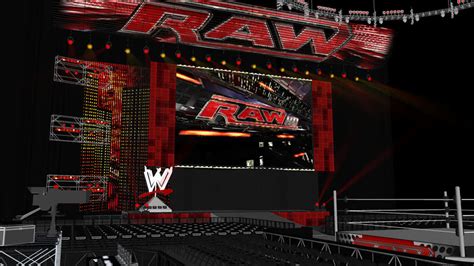 WWE Monday Night RAW 2009-2010 HD Stage | 3D Warehouse