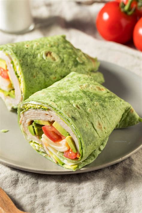 Low Calorie Turkey Spinach Wraps for Weight Loss - Lose Weight By Eating