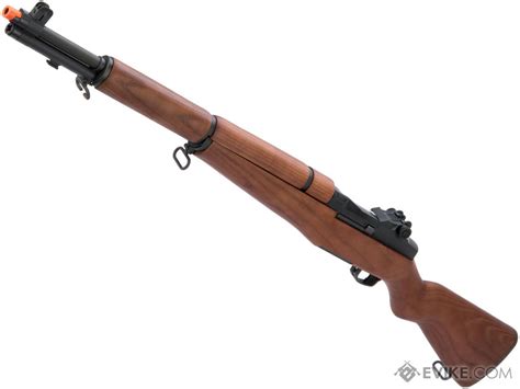 G&G M1 Garand Full Size Airsoft AEG Rifle with Real Wood Stock (Package ...