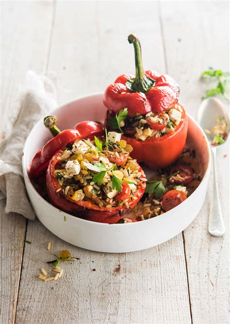 Rice-stuffed peppers: gourmet recipe (4 steps) » ChefSane