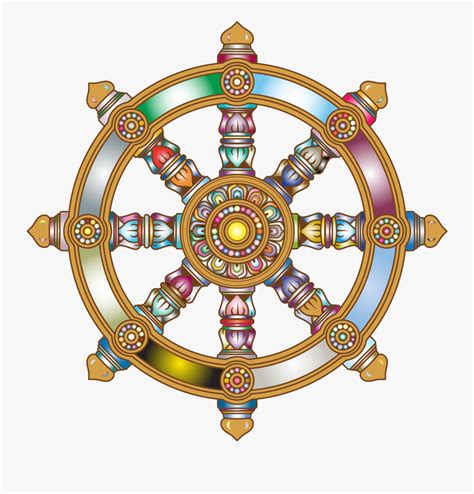 Big Image - Dharma Wheel Buddhism Symbol , Free Transparent Clipart ...