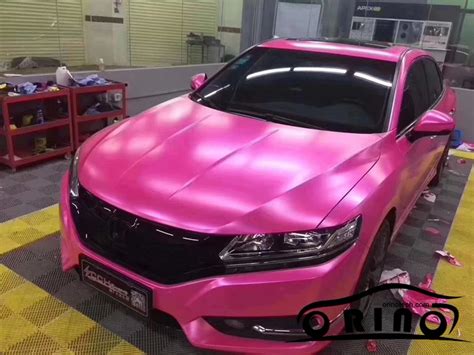 Premium Pearl Pink Metallic Vinyl Wrap Car Wrapping Air Free Bubble Car ...