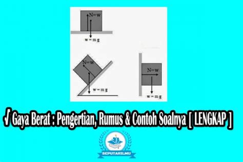 √ Gaya Berat : Pengertian, Rumus & Contoh Soalnya [ LENGKAP ]