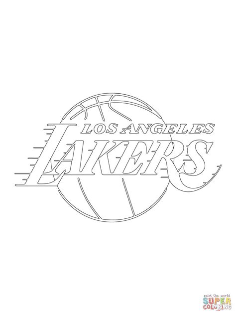 Lakers Logo Drawing at PaintingValley.com | Explore collection of ...