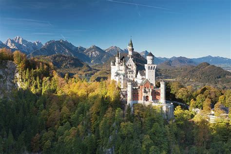 Autumn, Bavarian Alps, Castle by Ingmar Wesemann