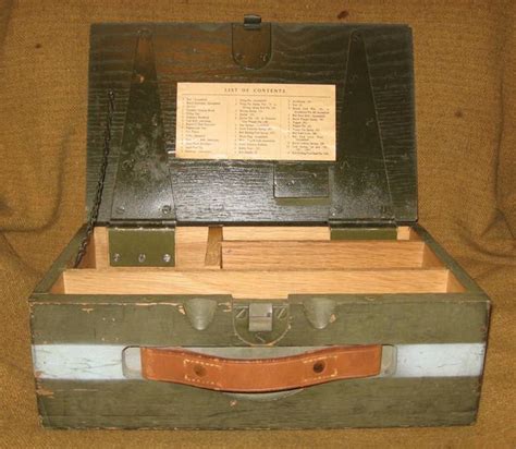 Drawing for Spare Parts Chest for M1917 Browning Machine Gun-Sept 30, 1918