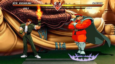 Kyo Kusanagi vs M. Bison - Mugen - High Level Insane Epic Fight - YouTube