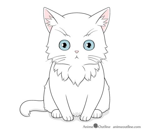 How To Draw A Anime Cat - Northernpossession24