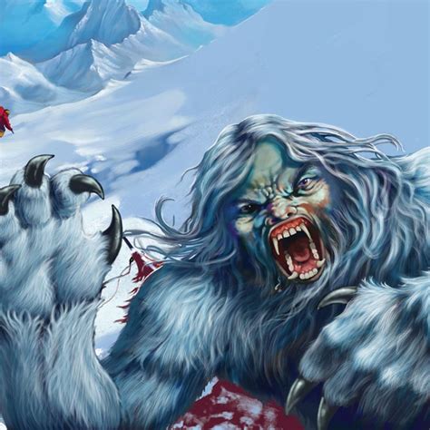 Mythical creatures: Yeti | Mythical creatures, Creatures, Mythical