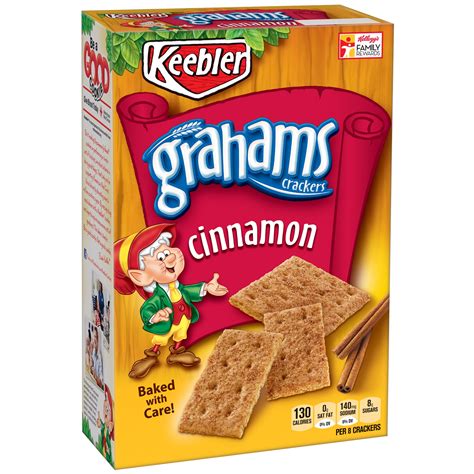 Keebler Grahams Cinnamon Cookie Crackers, 14 Oz. - Walmart.com