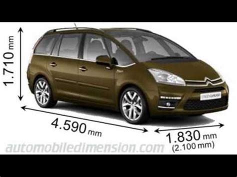 citroen c4 grand picasso dimensions - YouTube