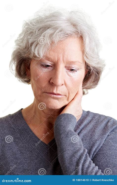 Sad Senior Woman Crying Stock Photo - Image: 18814610