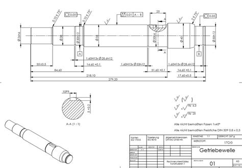 Engineering student designed a gear shaft. Please check my technical ...