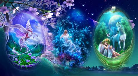 Celestial Dreams: A Fantasy HD Wallpaper Experience by Shuichi