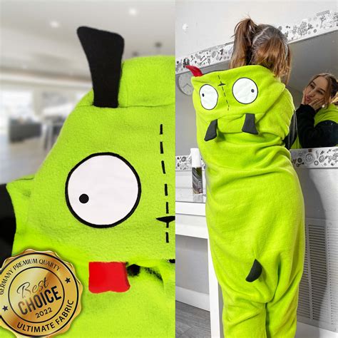 Gir inspired Kigurumi Onesie from the show Invader Zim - craibas.al.gov.br