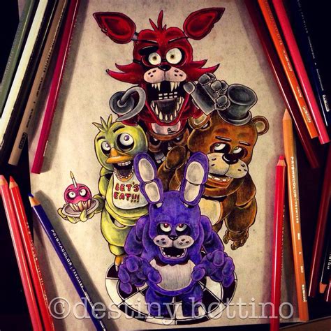 Cool all FNAF 1 animatronics fan art by devianart.com | Fnaf, Fan art ...