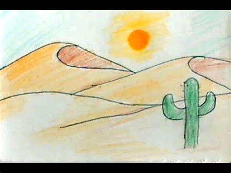 How To Draw Desert Landscape - Nerveaside16