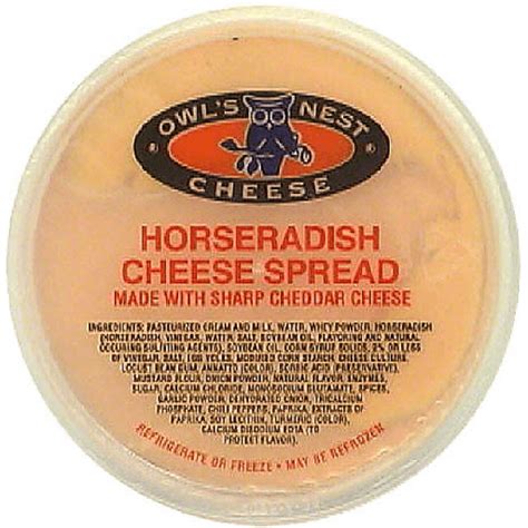 Owls Nest Cheese Spread, Horseradish | Casey's Foods