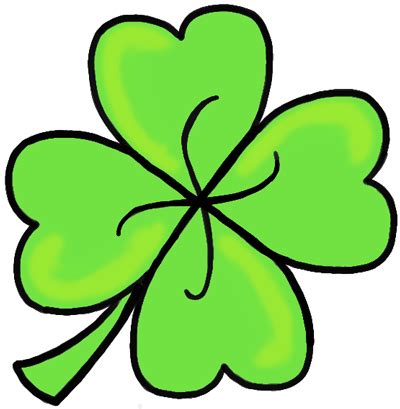 Four Leaf Clover Drawing - ClipArt Best