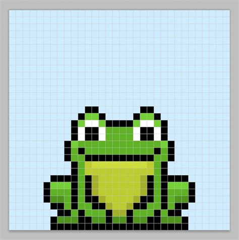 How to Make a Pixel Art Frog GIF Animation - Mega Voxels