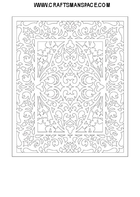 Vectorized fretwork pattern | CRAFTSMANSPACE