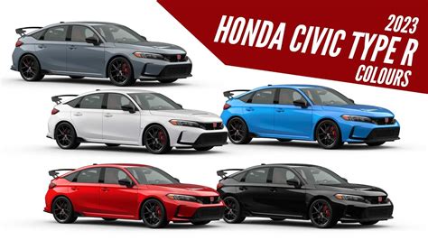 2023 Honda Civic Type-R – All Color Options - Images | AUTOBICS - YouTube