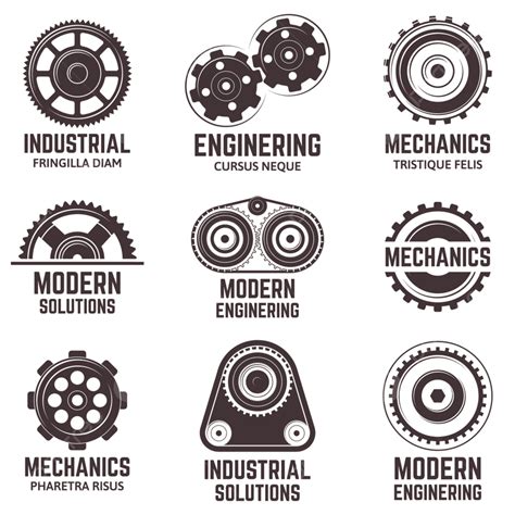 Gear Mechanical Engineering Vector Hd Images, Mechanical Gear Logos ...