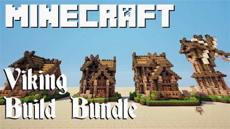 Minecraft Build Bundle: Viking Town - YouTube