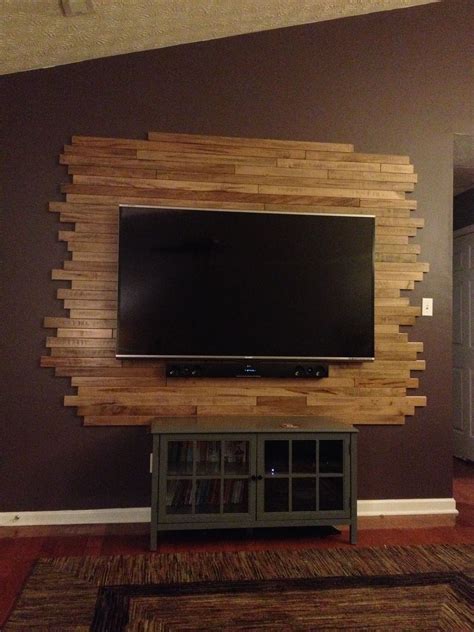 Wood TV Wall | Modern tv wall, Tv wall decor, Tv wall design