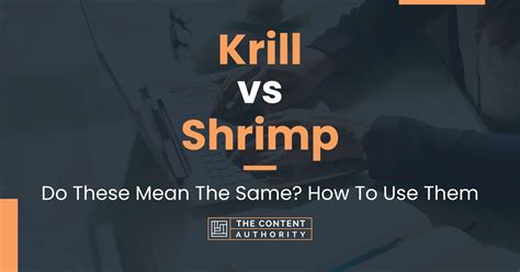 Krill vs Shrimp: Do These Mean The Same? How To Use Them