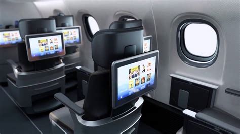 Embraer E-Jet E2 cabin interior - YouTube