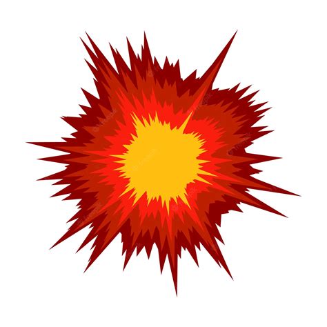 Premium Vector | Cartoon bomb explosion shape. Bomb explosion effect ...