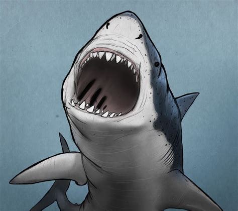 ArtStation - Megalodon, Paulo Leite | Megalodon, Artwork, Painting