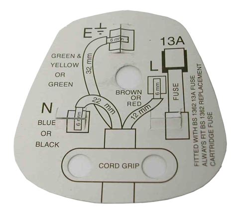 13A Plug Top Fused 3 Pin (BS1363) 13 Amp