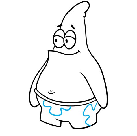 Patrick Star Easy Drawing | Easy.rjuuc.edu.np