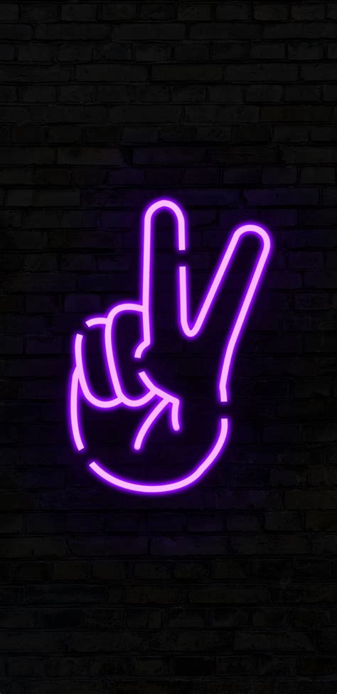 Purple Neon Lights Wallpaper