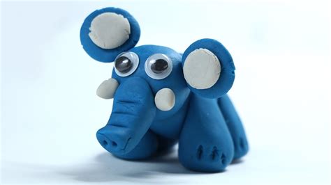 Play Doh for Kids - Clay Elephant Modelling Tutorial