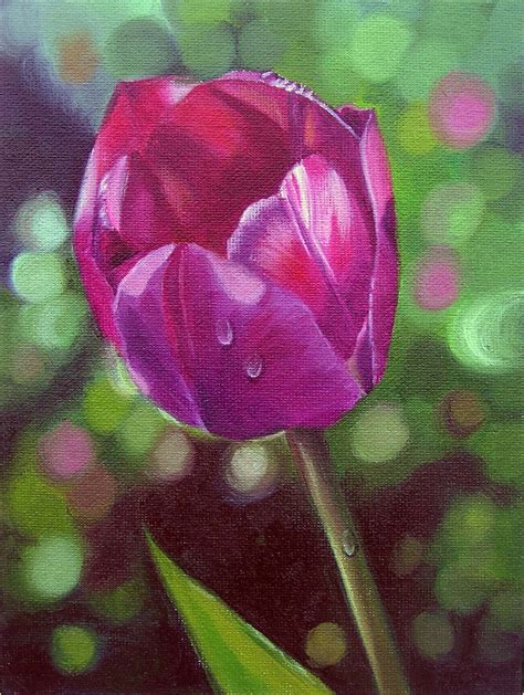 Tulips Oil Painting