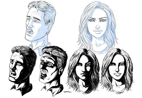 How to Apply Shadows to Comic Book Faces by robertmarzullo on DeviantArt