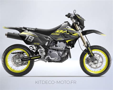 Suzuki DRZ 400 deco kit - Factory Grey - Motorcycle Deco Kit Shop