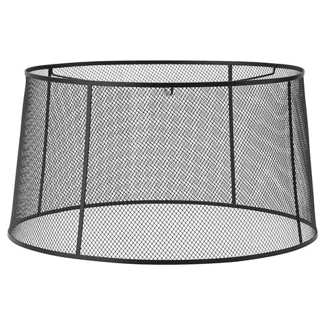 FAXSTAD Pendant lamp shade - metal, black - IKEA