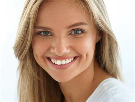 Beauty Woman Portrait. Girl With Beautiful Face Smiling | Love Your Smile