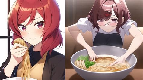 AI Drawings Of Anime Girls Eating Ramen | Know Your Meme