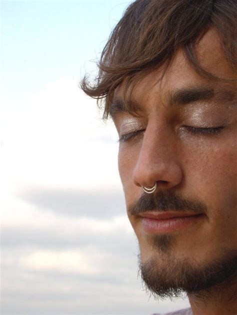 Septum for Men Nose Jewelry Moon Septum Septum Piercing - Etsy