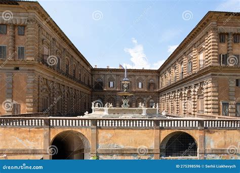 Florence Pitti Palace or Palazzo Pitti in Florence, Italy Stock Photo ...