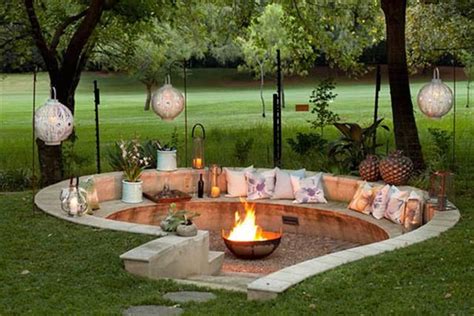 Sunken Seating Area Idea